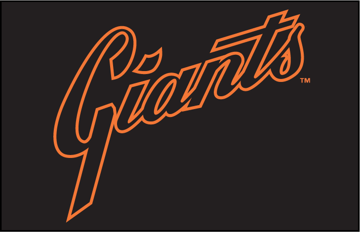 San Francisco Giants 2007-2008 Batting Practice Logo fabric transfer